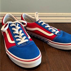 Red, White, and Blue Vans